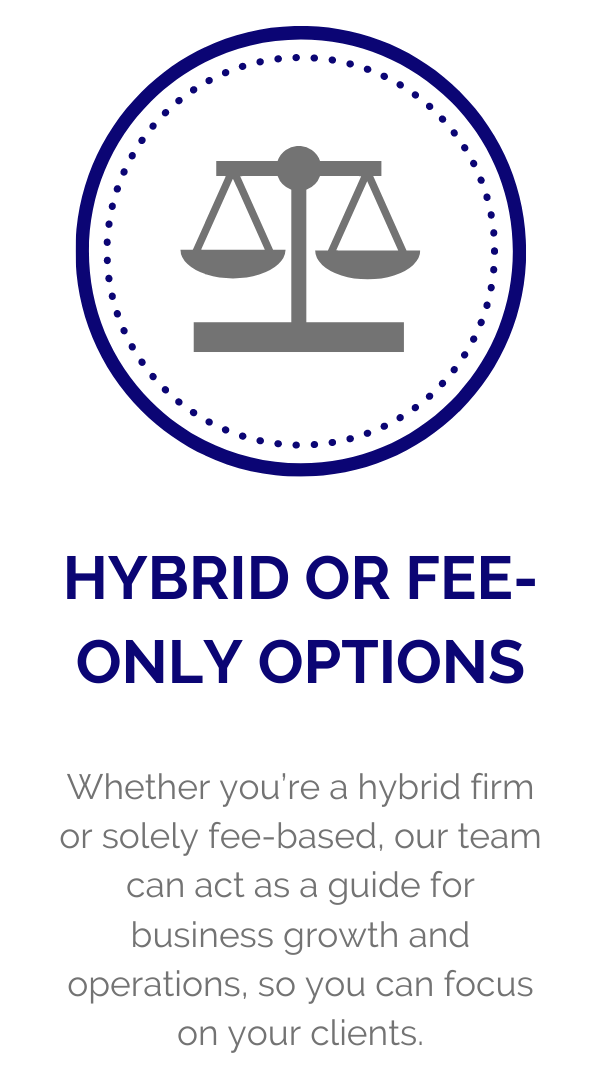 Hybrid or Fee-Only Options